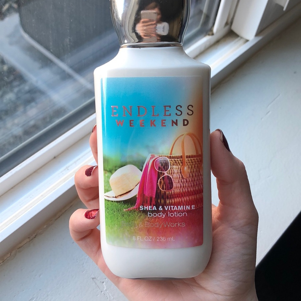 Endless weekend lotion from Bath and Bodyworks